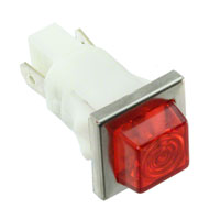 Visual Communications Company - VCC - 1050QN1 - INDICATOR NEON RED PANEL MNT