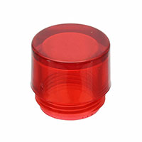 Visual Communications Company - VCC - 25P-606R - LENS RED TRANPARENT CYLINDER