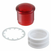Visual Communications Company - VCC - HMC_461_RTP - LENS 10MM WASHER/RETAINER RED