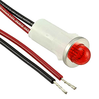 Visual Communications Company - VCC - 1092M1-125VAC - LED PANEL INDICATOR RED 125V