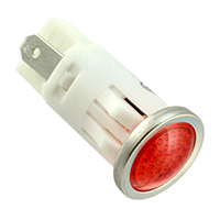 Visual Communications Company - VCC - 1092QD1-125VAC - LED PANEL INDICATOR RED 125V