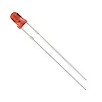 Visual Communications Company - VCC - LTH3MM12VFR4100 - LED RED CLEAR 3MM THROUGH HOLE