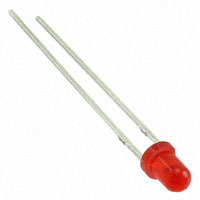 Visual Communications Company - VCC - VAOL-3LAE2 - LED RED DIFF 2.9MM ROUND T/H