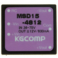 Volgen America/Kaga Electronics USA - MSD15-4812 - POWER SUPPLY DUAL 15W 12V 600MA