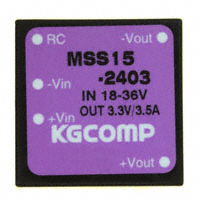 Volgen America/Kaga Electronics USA - MSS15-2403 - POWER SUPPLY DC/DC 15W 3.3V 3.5A