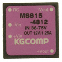 Volgen America/Kaga Electronics USA - MSS15-4812 - POWER SUPPLY DC/DC 15W 12V 1.25A