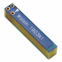 Walsin Technology Corporation - RGFRA1903041A1T - 2.4GHZ CERAMIC CHIP ANTENNA