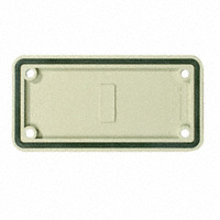 Weidmuller - 1664360000 - CONN COVER PLATE SIZE 4 GREY