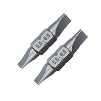Wiha - 77717 - BIT DBL END SLOTTED 5.5MM 6.5MM