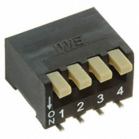 Wurth Electronics Inc. - 418311270804 - SWITCH PIANO DIP SPST 25MA 24V
