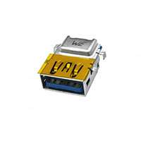 Wurth Electronics Inc. - 692121330100 - CONN RCPT USB TYPE A 3.0 R/A