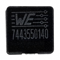 Wurth Electronics Inc. - 7443550140 - FIXED IND 1.4UH 22A 2.4 MOHM SMD
