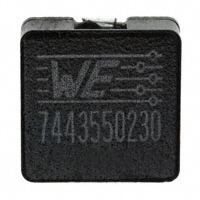 Wurth Electronics Inc. - 7443550230 - FIXED IND 2.3UH 17.5A 3.7 MOHM