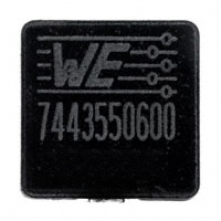 Wurth Electronics Inc. - 7443550600 - FIXED IND 6UH 9.5A 13.5 MOHM SMD