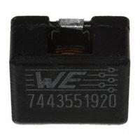 Wurth Electronics Inc. - 7443551920 - FIXED IND 9.2UH 12A 7.8 MOHM SMD