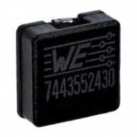 Wurth Electronics Inc. - 7443552430 - FIXED IND 4.3UH 8A 14.1 MOHM SMD