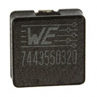 Wurth Electronics Inc. - 7443550320 - FIXED IND 3.2UH 16A 5.3 MOHM SMD