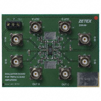 Diodes Incorporated - ZXFV201EV - BOARD EVAL FOR QUAD VIDEO AMP