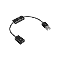 Adafruit Industries LLC - 3438 - CBL USB A RECPT TO PLUG