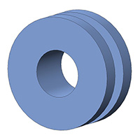 Aearo Technologies, LLC - G-504-C8002 - SCREW GROMMET THRMPL BLUE