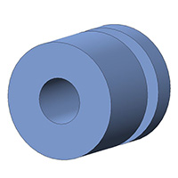 Aearo Technologies, LLC - G-512-1 - SCREW GROMMET THRMPL BLUE