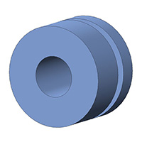Aearo Technologies, LLC - G-513-C8002 - SCREW GROMMET THRMPL BLUE