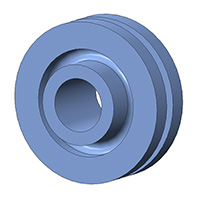 Aearo Technologies, LLC - G-601-C8002 - SCREW GROMMET THRMPL BLUE