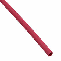 Alpha Wire - F2211/8 RD103 - HEAT SHRINK TUBE 1/8 RED 4'