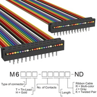 3M - M6MMT-2406R - IDC CABLE - MDM24T/MC24M/MDM24T