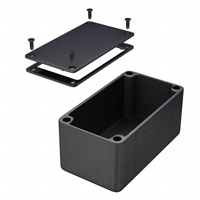 Hammond Manufacturing - 1550WDBK - BOX ALUM BLACK 4.51"L X 2.52"W