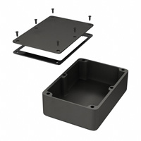 Hammond Manufacturing - 1550WEBK - BOX ALUM BLACK 6.73"L X 4.76"W