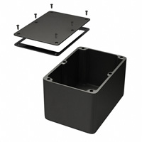 Hammond Manufacturing - 1550WFBK - BOX ALUM BLACK 6.73"L X 4.76"W