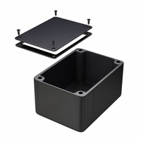 Hammond Manufacturing - 1550WKBK - BOX ALUM BLACK 5.51"L X 4.02"W