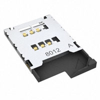 JAE Electronics - SF8V006S4AR1200 - CONN SIM CARD PUSH-PULL R/A SMD