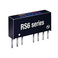 Recom Power - RS6-0512D - DC DC CONVERTER +/-12V 6W