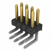 Samtec Inc. - TSW-104-08-S-D-RA - CONN HEADER 8POS .100 DL R/A AU