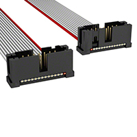 TE Connectivity AMP Connectors - A3KKB-1418G - IDC CABLE - APK14B/AE14G/APK14B
