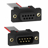 TE Connectivity AMP Connectors - A7NOB-0910G - CABLE D-SUB-AMN09B/AE09G/AFN09B