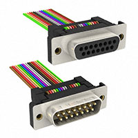 TE Connectivity AMP Connectors - A7VWB-1510M - CABLE D-SUB-AMU15B/AE15M/AFU15B