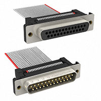 TE Connectivity AMP Connectors - A7VWB-2510G - CABLE D-SUB-AMU25B/AE25G/AFU25B
