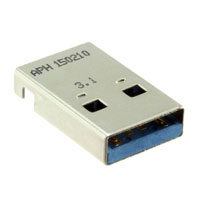 Amphenol Commercial Products - GSB416445CHR - USB3.1 A PLG SMT 2U