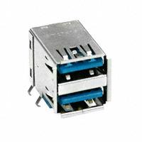 Amphenol Commercial Products - GSB311231HR - USB 3.0 CONN TYPE A STACKED R/A