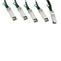 Amphenol Commercial Products - SF-NDAQGF100G-003M - CABLE SFP+-QSFP+ M-M 3M
