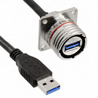 Amphenol PCD - USB3FTV2SA03NACROS - RECEPTACLE POTTED W/ A CODED 0.3