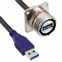 Amphenol PCD - USB3FTV2SA03NASTR - RECEPTACLE POTTED W/ A CODED 0.3