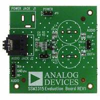 Analog Devices Inc. - SSM2315-EVALZ - BOARD EVAL SSM2315