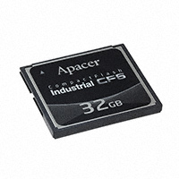 Apacer Memory America - AP-CF032GLANS-ETNRG - MEM CARD COMPACTFLASH 32GB MLC