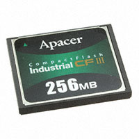Apacer Memory America - AP-CF256MR9NS-ETNRA - MEM CARD COMPACTFLASH 256MB SLC