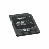 Apacer Memory America - AP-ISD008GCA-1ATM - MEMORY CARD SD 8GB MLC