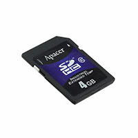 Apacer Memory America - AP-ISD04GIS4B-3T - MEMORY CARD SDHC 4GB SLC